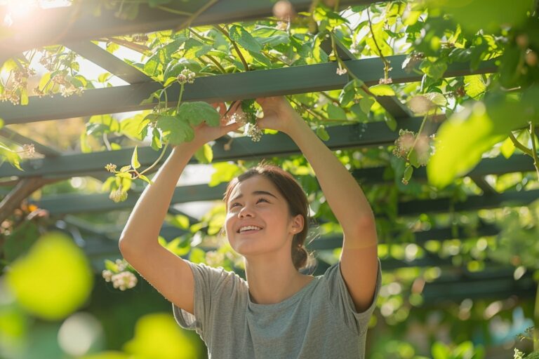 Vous ne croirez jamais cette astuce simple pour installer une canisse sur votre pergola !