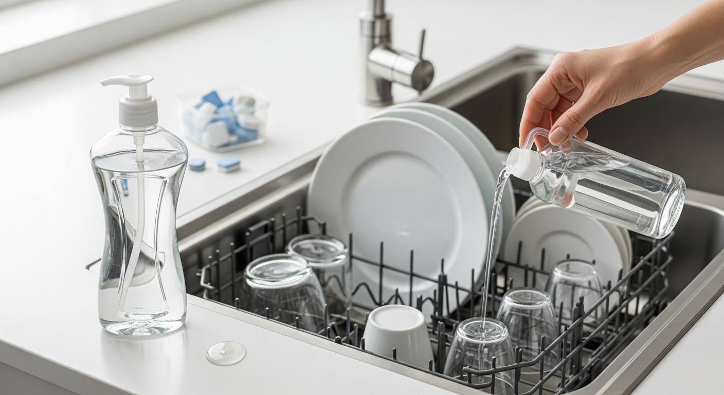Remplacer les pastilles lave-vaisselle par du liquide vaisselle - une alternative sûre