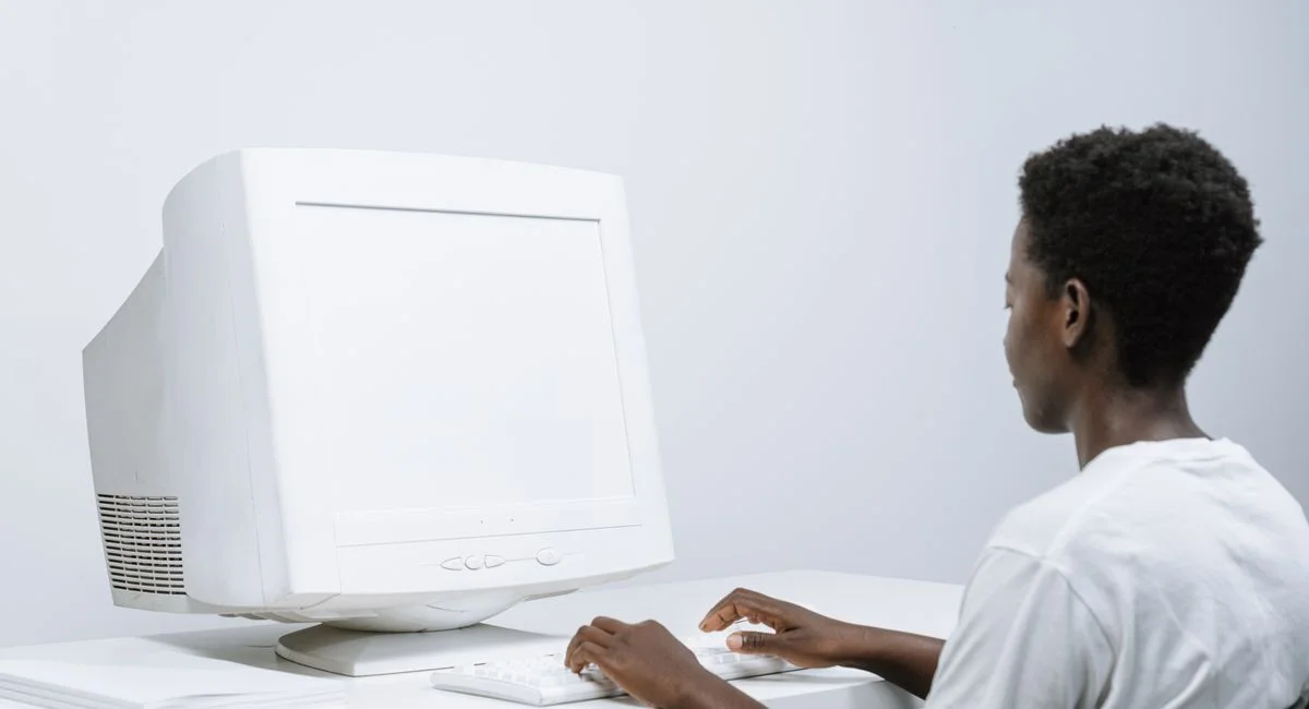 Illustration, recyclage pc portable